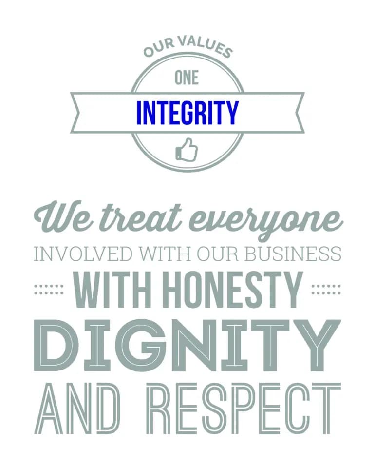 Integrity value icon